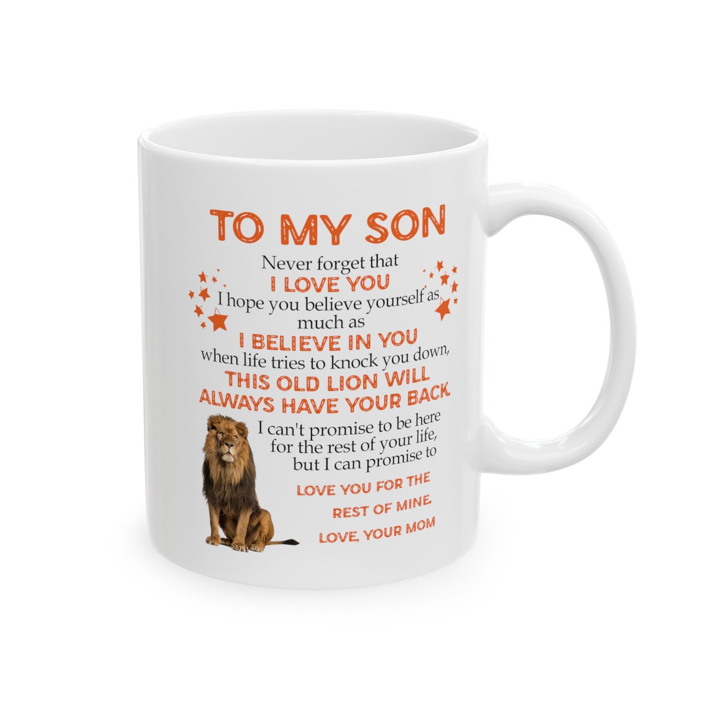 To My Son | Ceramic Mug, (11oz, 15oz)