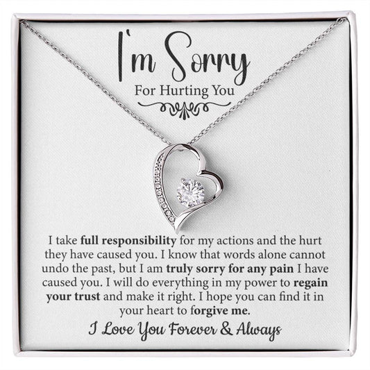 I Am Sorry - Forever Love Necklace